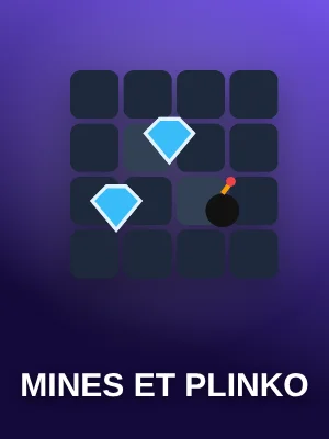 Mines et Plinko